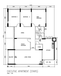 Blk 834 Yishun Street 81 (Yishun), HDB Executive #203344001